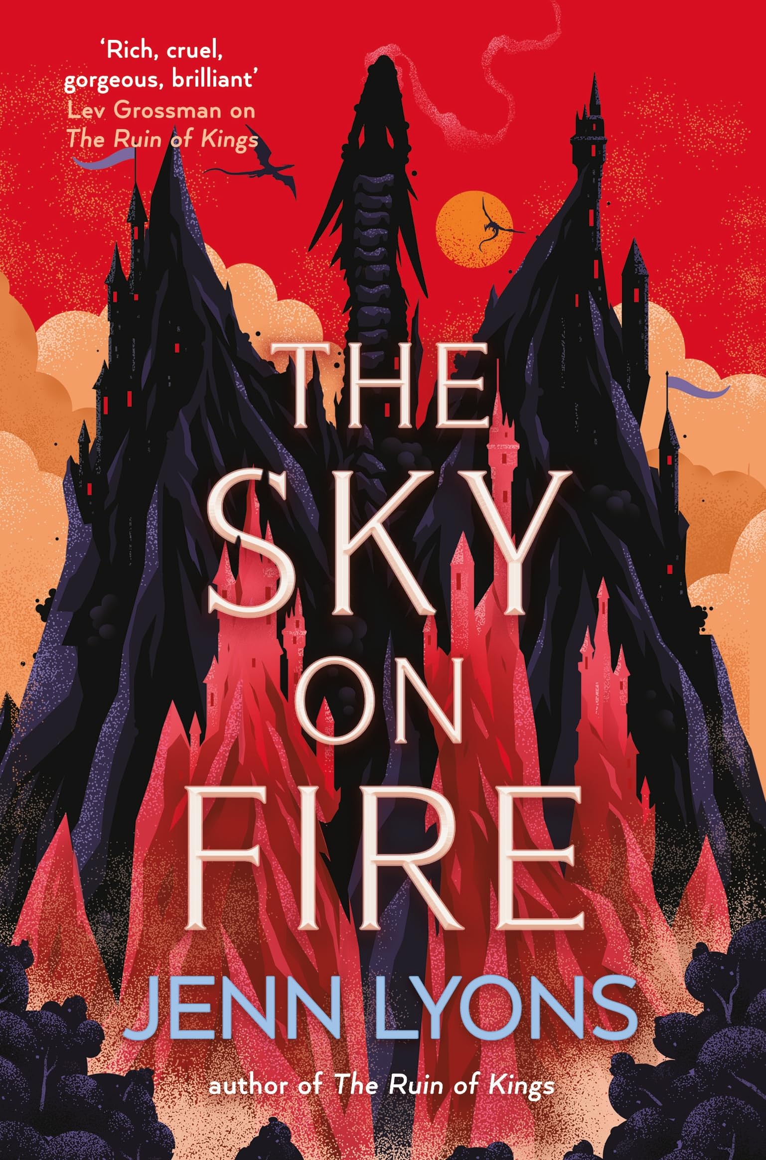 The Sky on Fire: A dragon heist adventure full of magic, high stakes and revenge LGBTQ+
