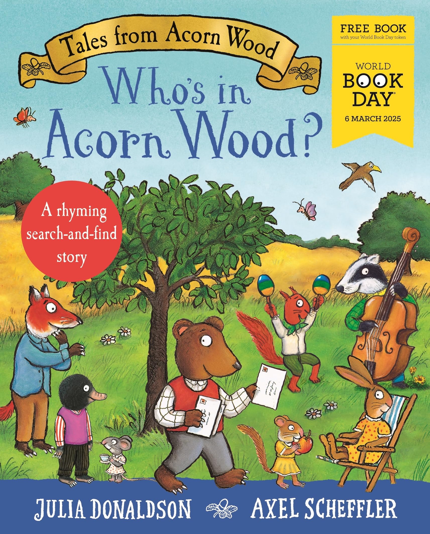 Tales from Acorn Wood: Who's in Acorn Wood? World Book Day 2025: A rhyming search-and-find mini book Non-fiction