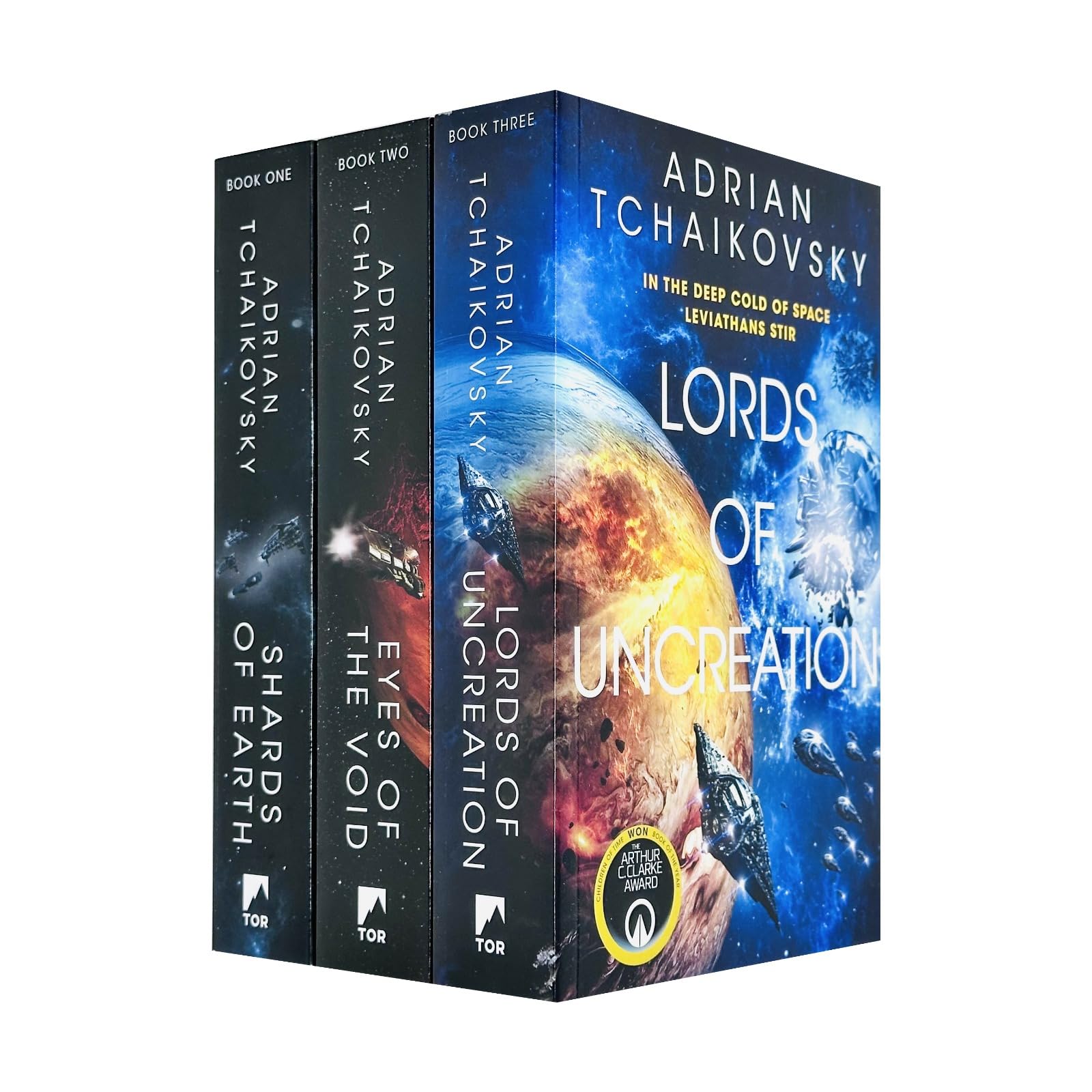 The Final Architecture Series 1-3 Books Collection Set By Adrian Tchaikovsky(Shards of Earth, Eyes of the Void & Lords of Uncreation) Books