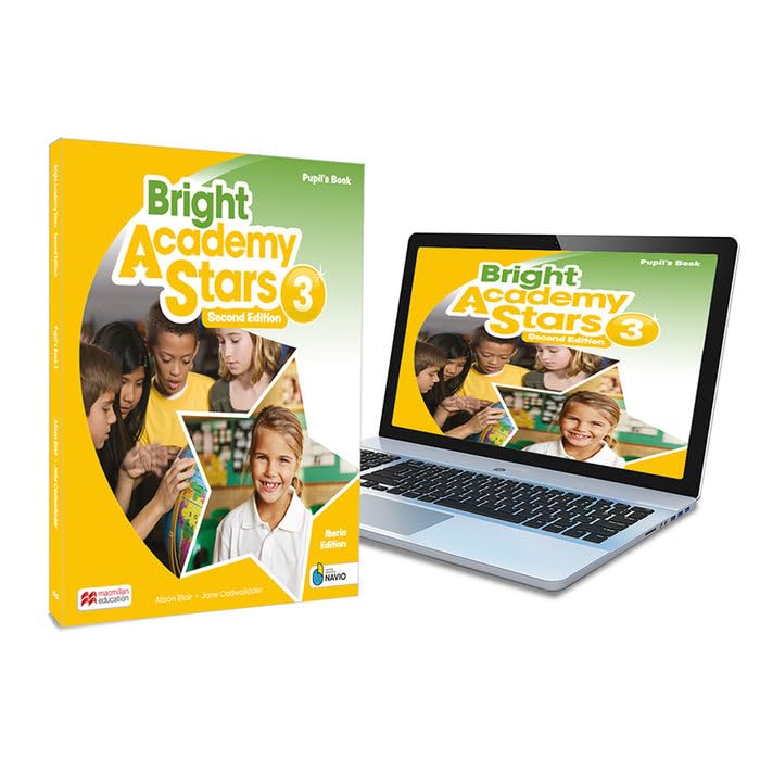 Bright Academy Stars 3 Pupil's Book:libro de texto de inglés impreso con acceso a la versión digital (Bright Academy Stars 2nd) Foreign Languages ​​& Dictionaries