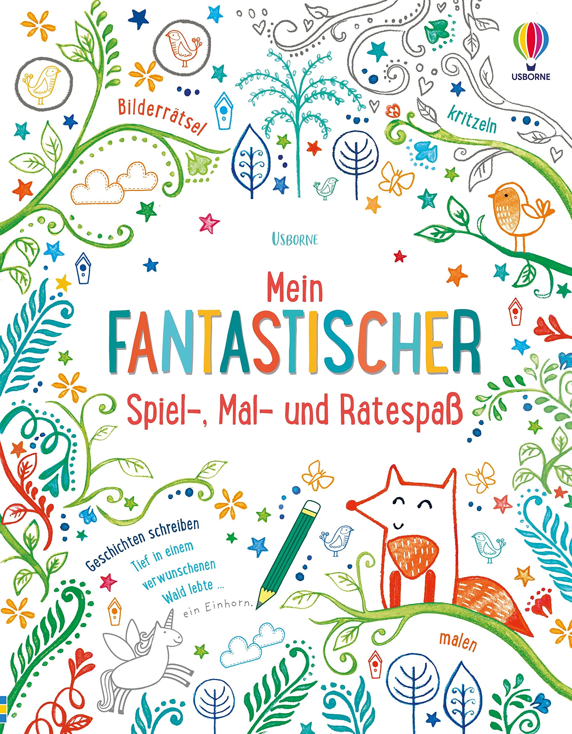 Mein fantastischer Spiel-, Mal- und Ratespaß Non-fiction
