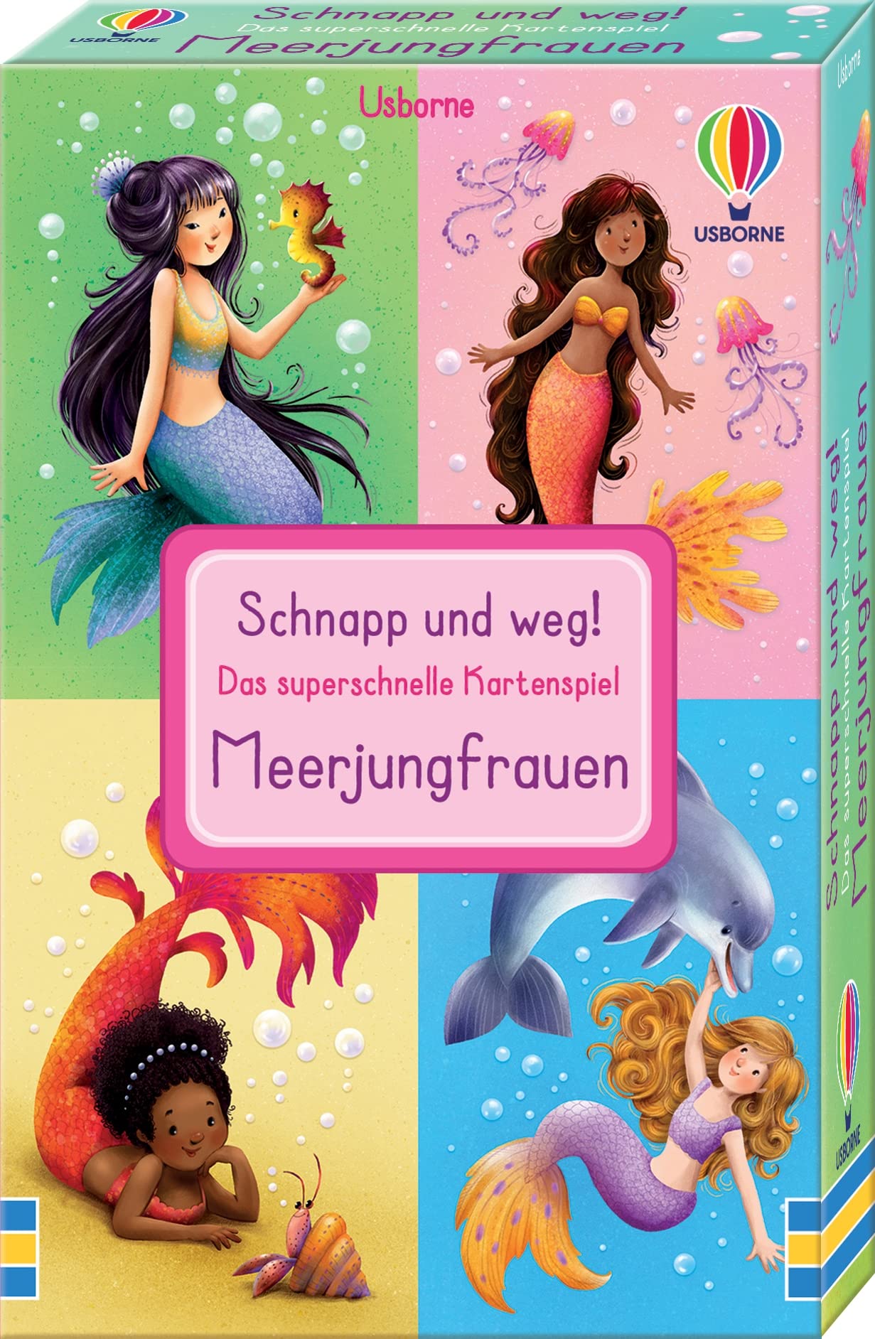 Schnapp und weg! Das superschnelle Kartenspiel: Meerjungfrauen: Kartenspiel-Set mit Meerjungfrauen - trainiert das Reaktionsvermögen - ab 3 Jahren (Schnapp-und-weg-Reihe) Leisure & Fun