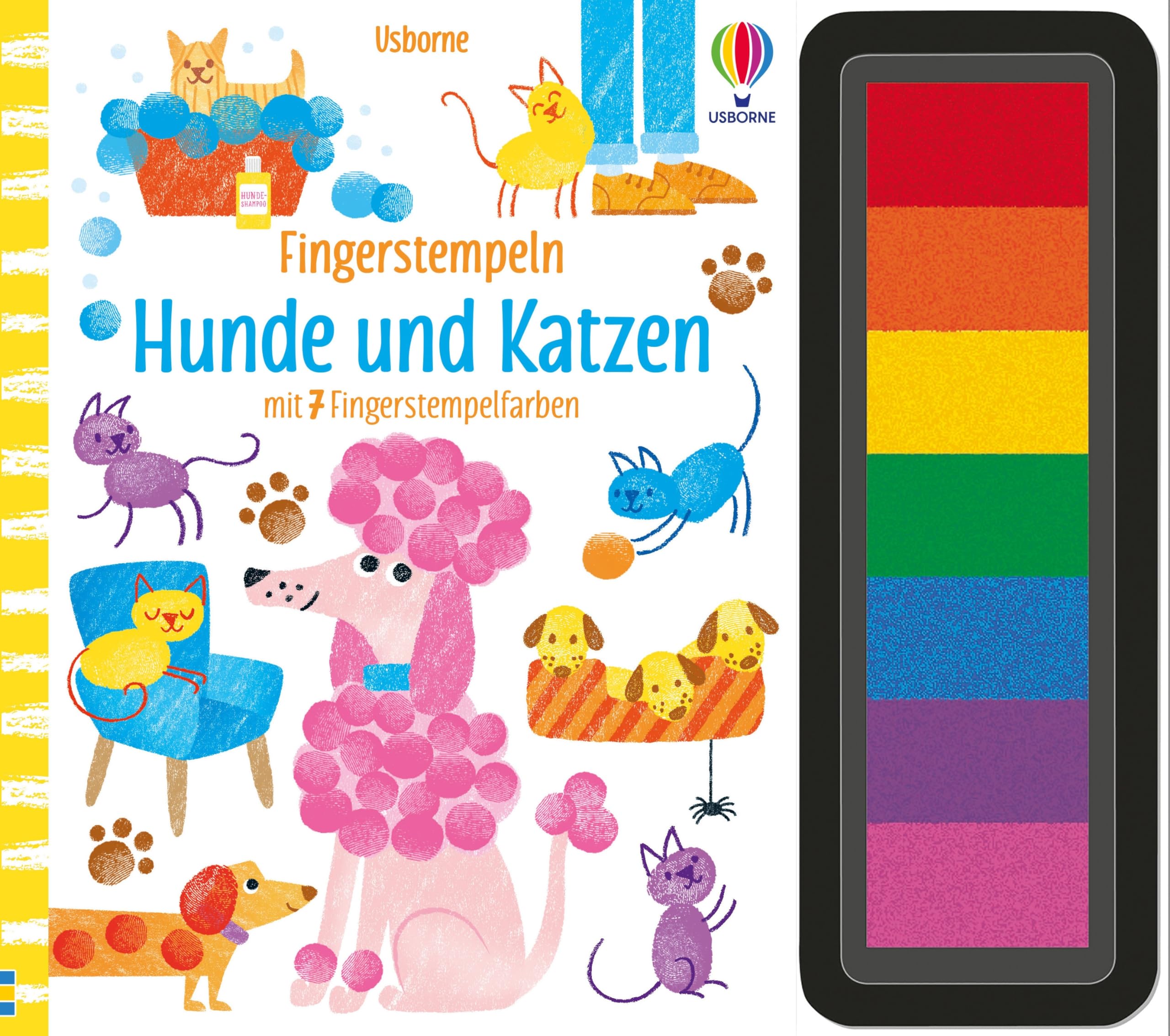 Fingerstempeln: Hunde und Katzen Non-fiction books for kids