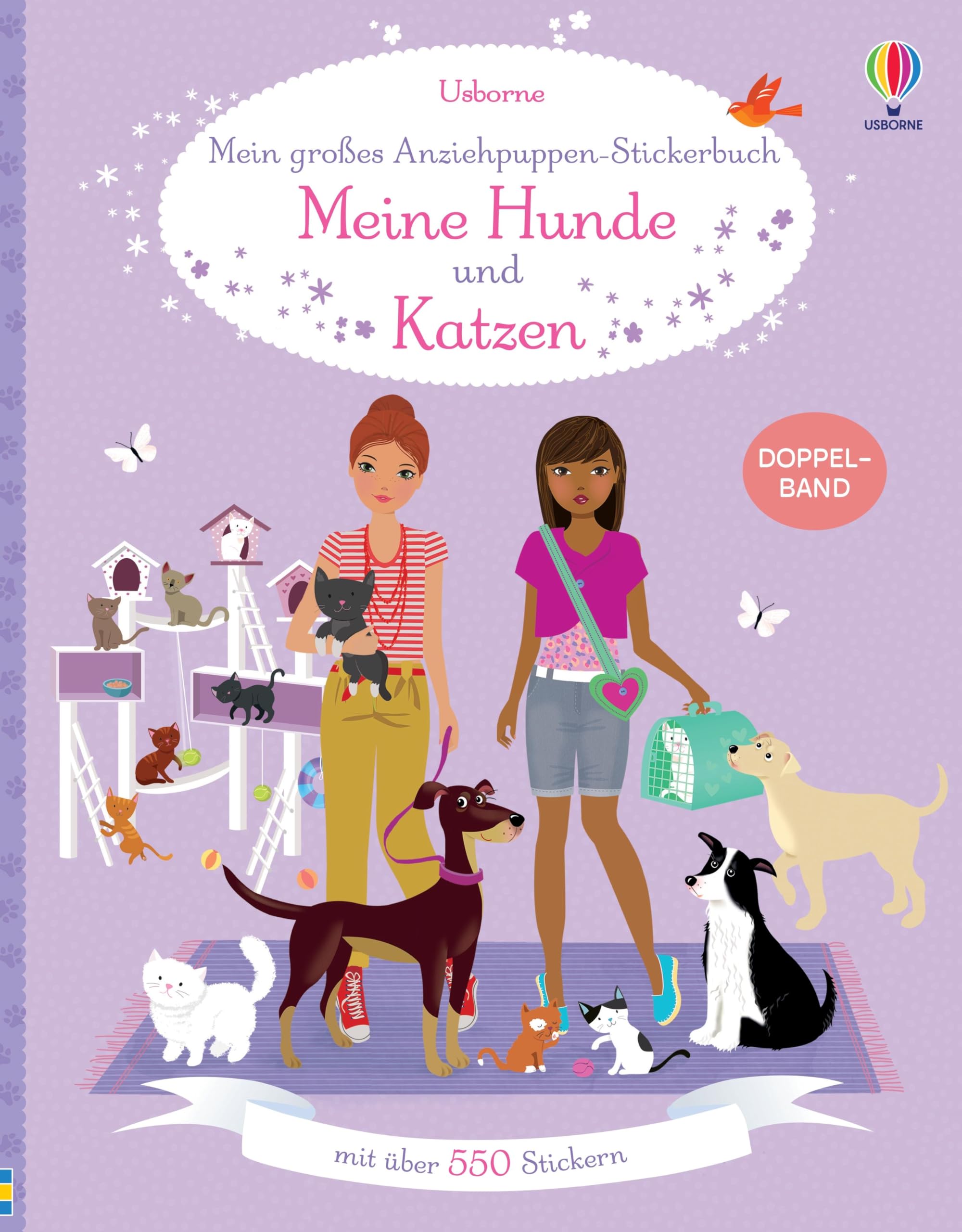 Mein großes Anziehpuppen-Stickerbuch: Meine Hunde und Katzen Tiptoi & Games