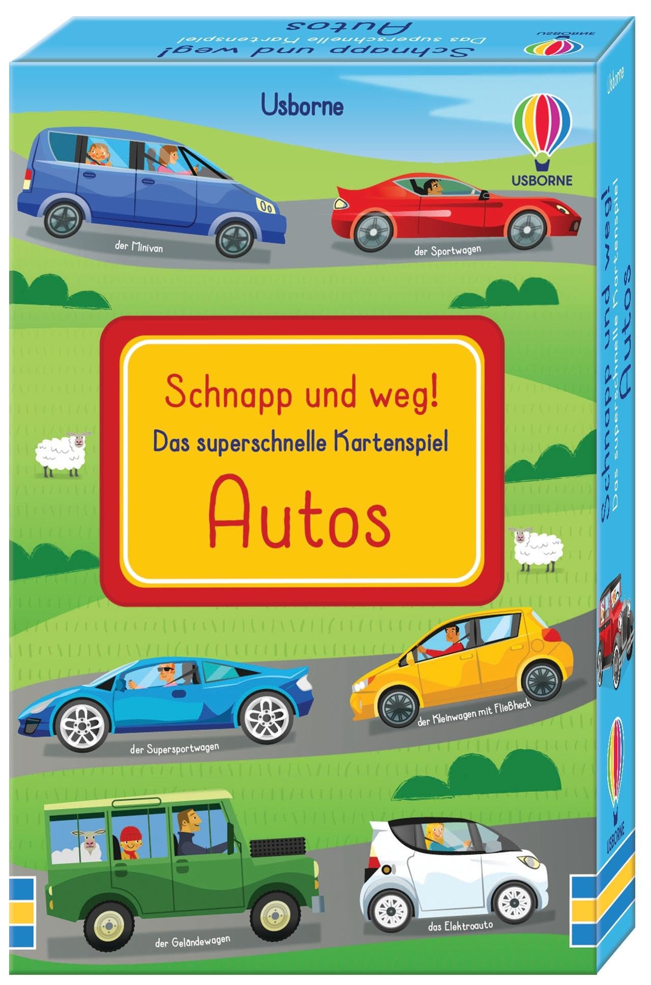 Schnapp und weg! Das superschnelle Kartenspiel: Autos: Kartenspiel-Set mit Autos – trainiert das Reaktionsvermögen – ab 3 Jahren Leisure & Fun