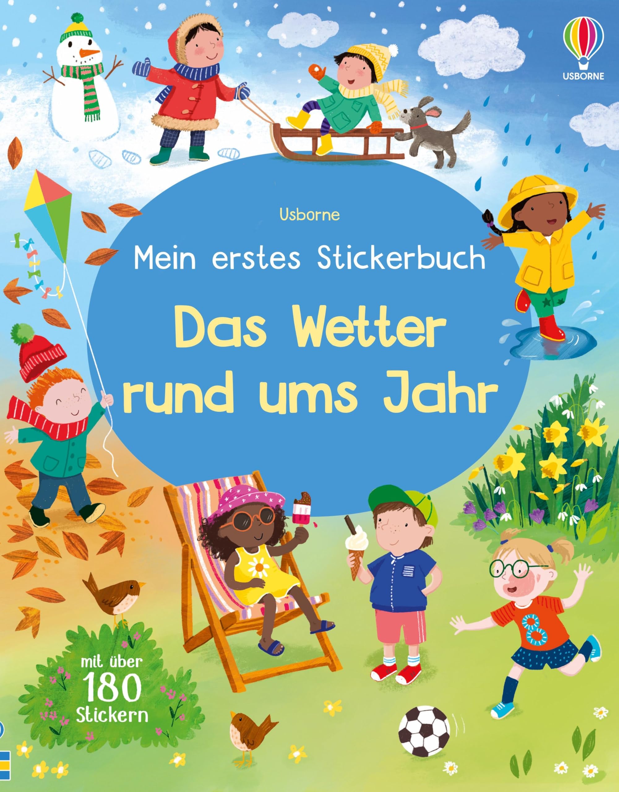 Mein erstes Stickerbuch: Das Wetter rund ums Jahr: mit über 180 Stickern entdecken, wie sich das Wetter mit den Jahreszeiten verändert – Stickerheft ab 3 Jahren Tiptoi & Games