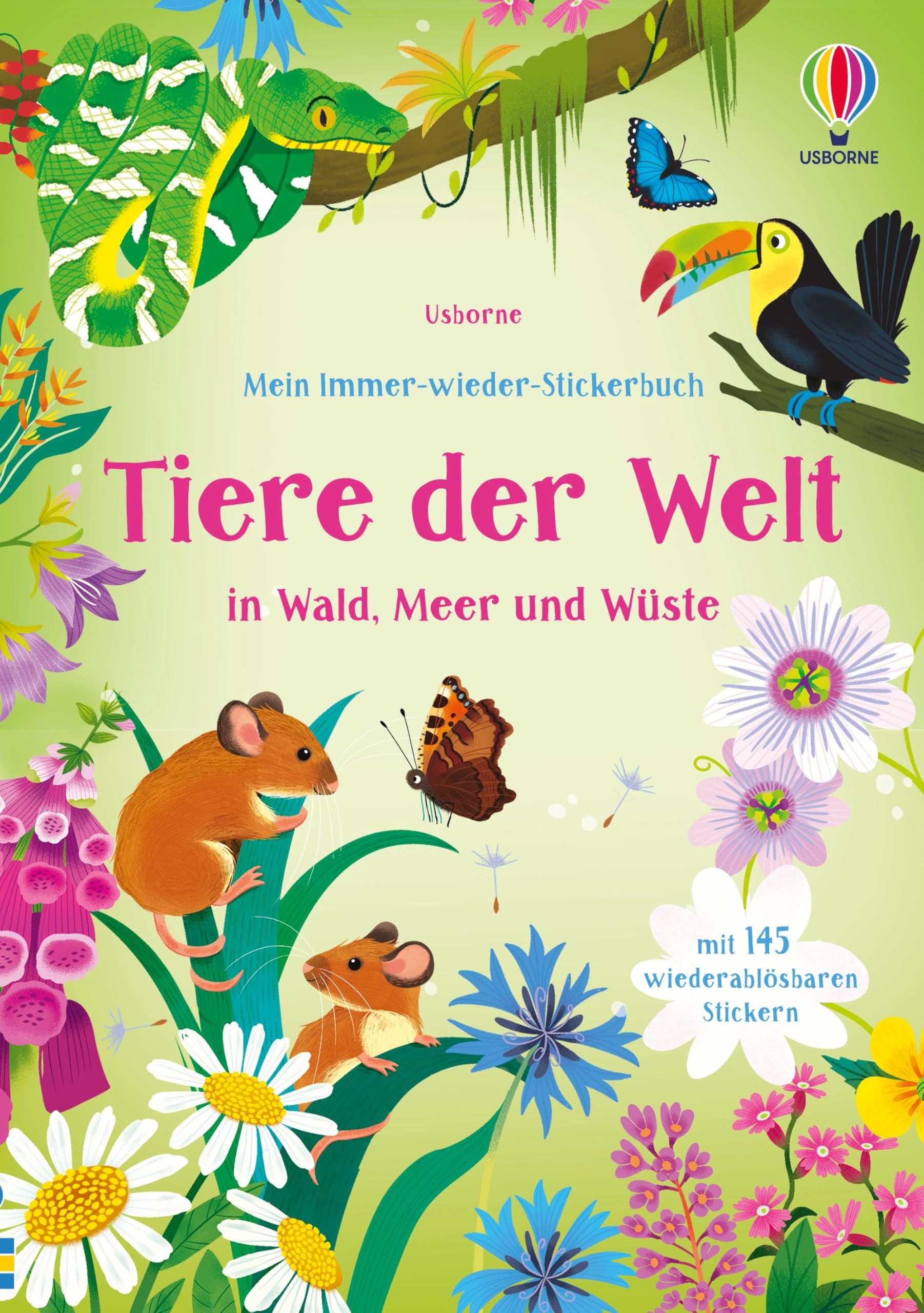 Mein Immer-wieder-Stickerbuch: Tiere der Welt Non-fiction