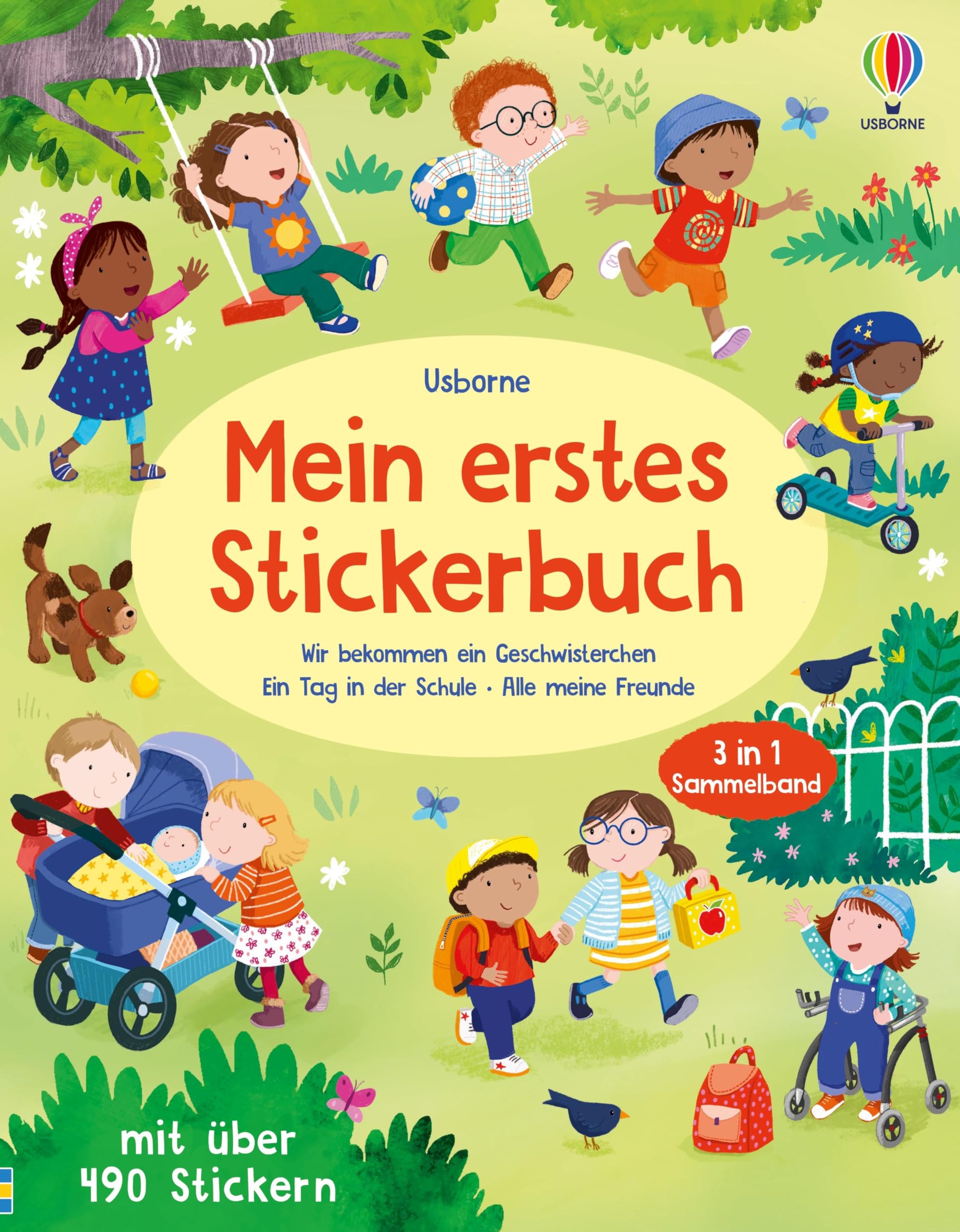 Mein erstes Stickerbuch: Wir bekommen ein Geschwisterchen,  Ein Tag in der Schule, Alle meine Freunde Parents & Children
