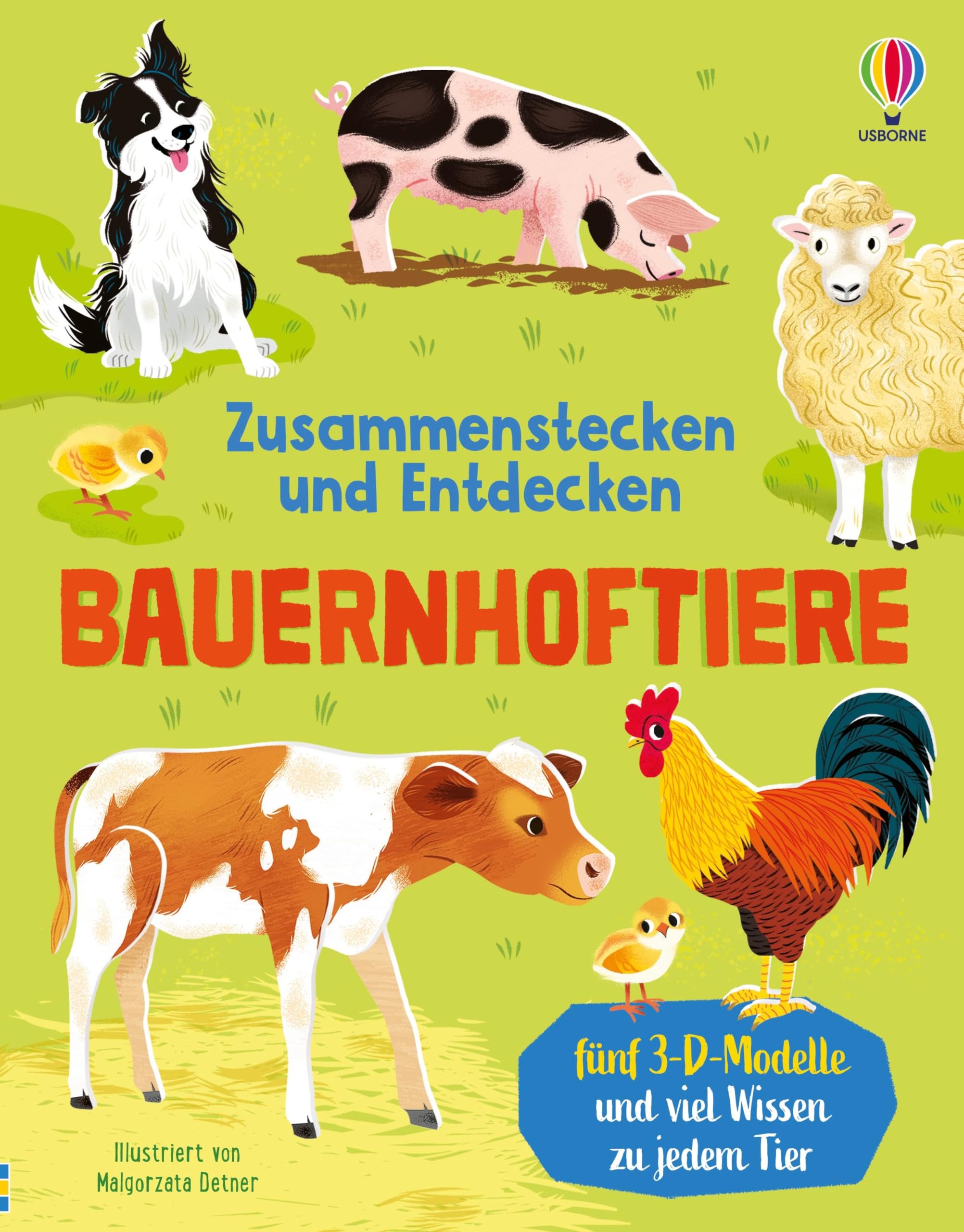 Zusammenstecken und Entdecken: Bauernhoftiere Business & Technology