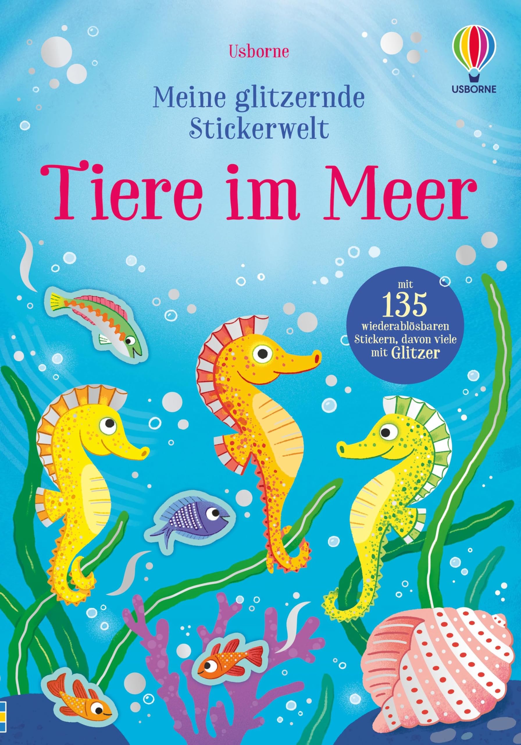 Meine glitzernde Stickerwelt: Tiere im Meer Tiptoi & Games