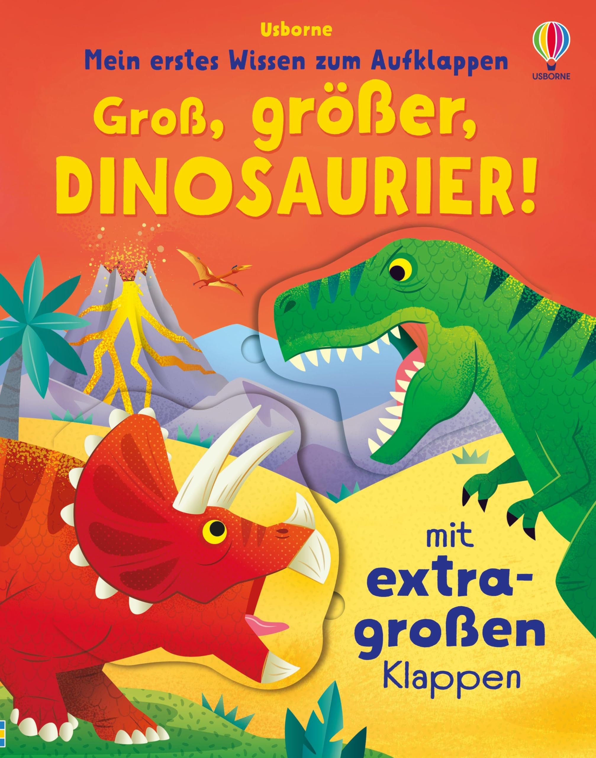 Mein erstes Wissen zum Aufklappen: Groß, größer, Dinosaurier! Non-fiction