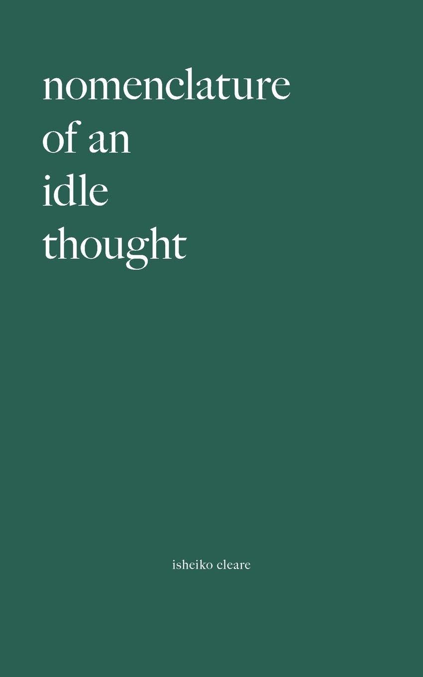 Nomenclature Of An Idle Thought Philosophy