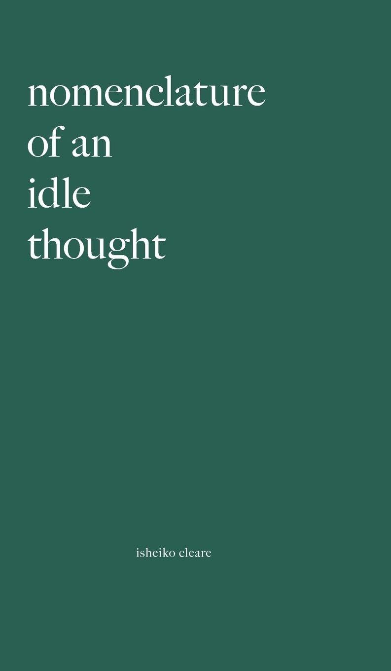 Nomenclature Of An Idle Thought Philosophy