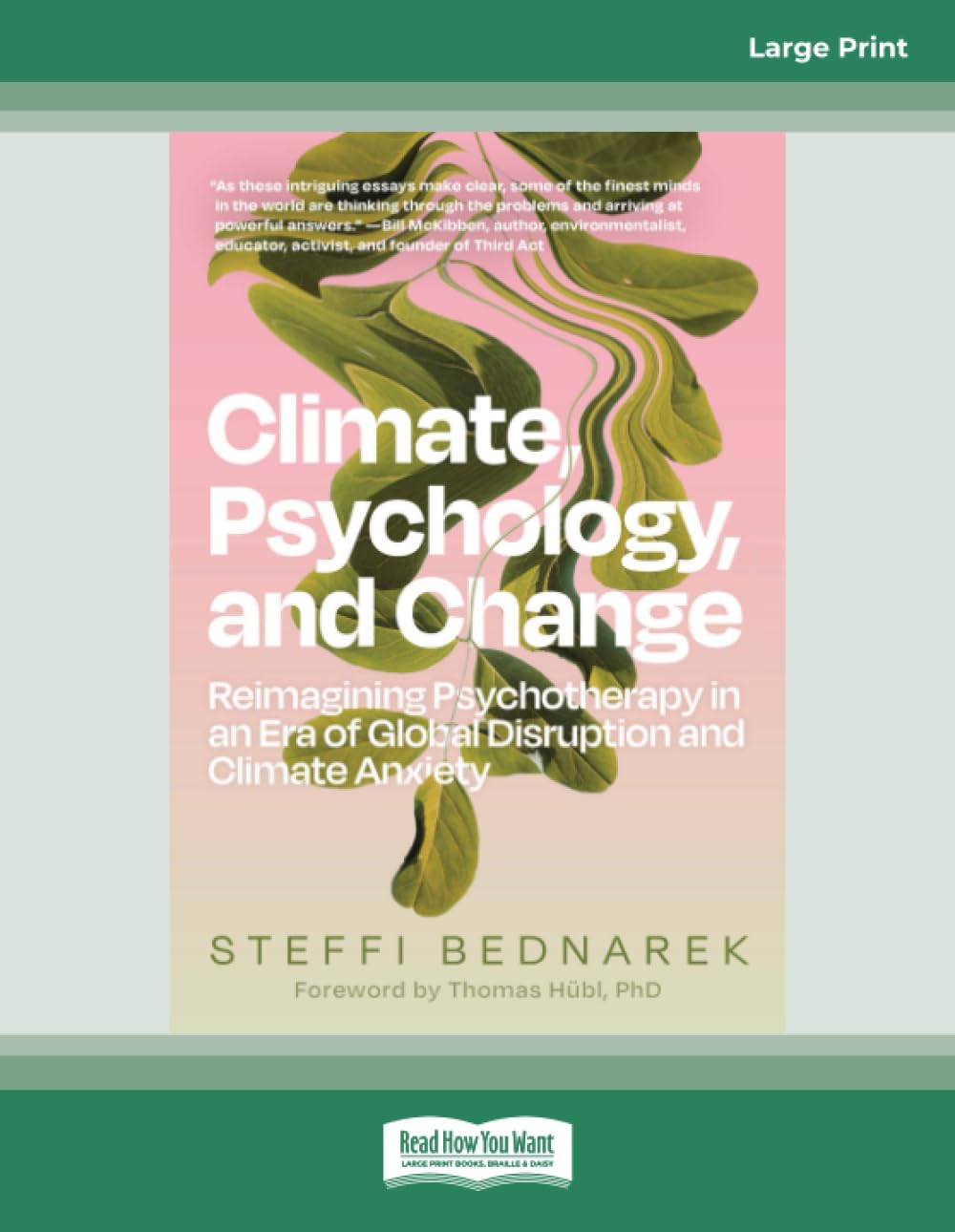 Climate, Psychology, and Change: Reimagining Psychotherapy in an Era of Global Disruption and Climate Anxiety: (Large Print 16 Pt Edition) Books