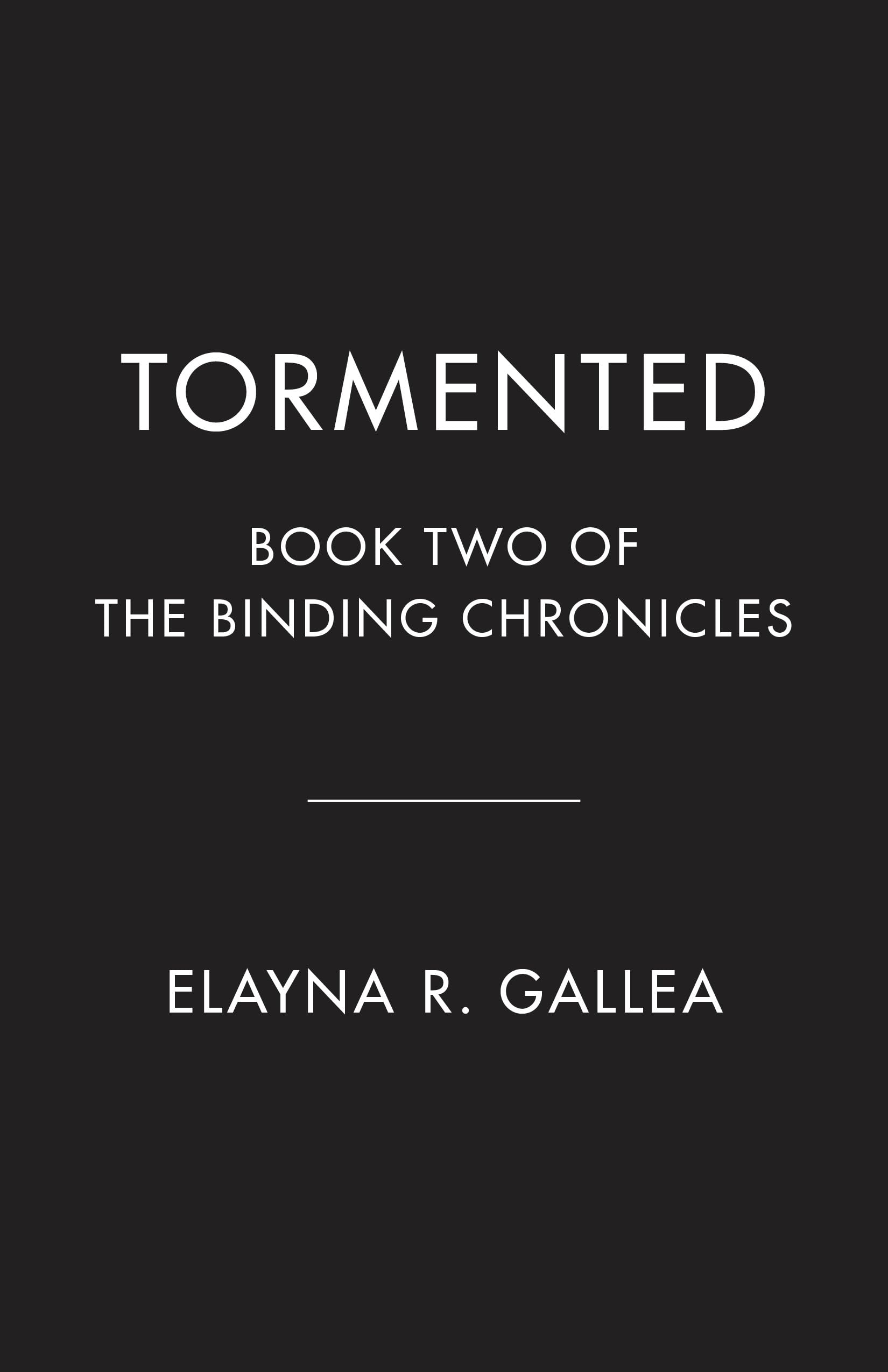 Tormented: Book Two of The Binding Chronicles Fairy Tales & Legends