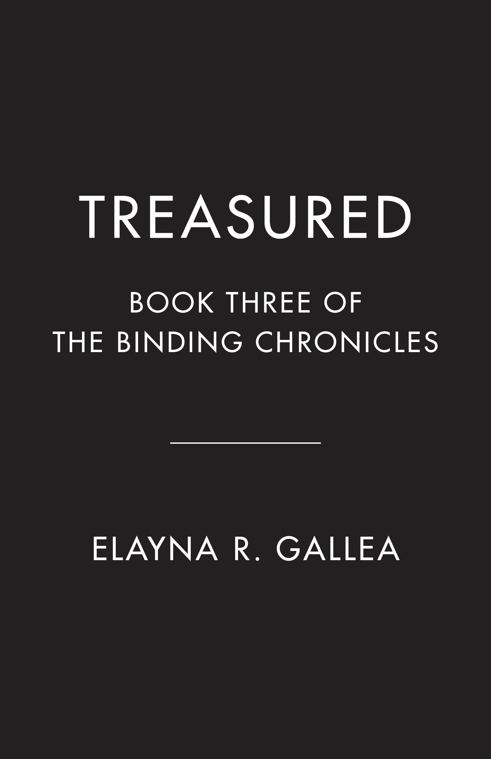 Treasured: Book Three of The Binding Chronicles Fairy Tales & Legends