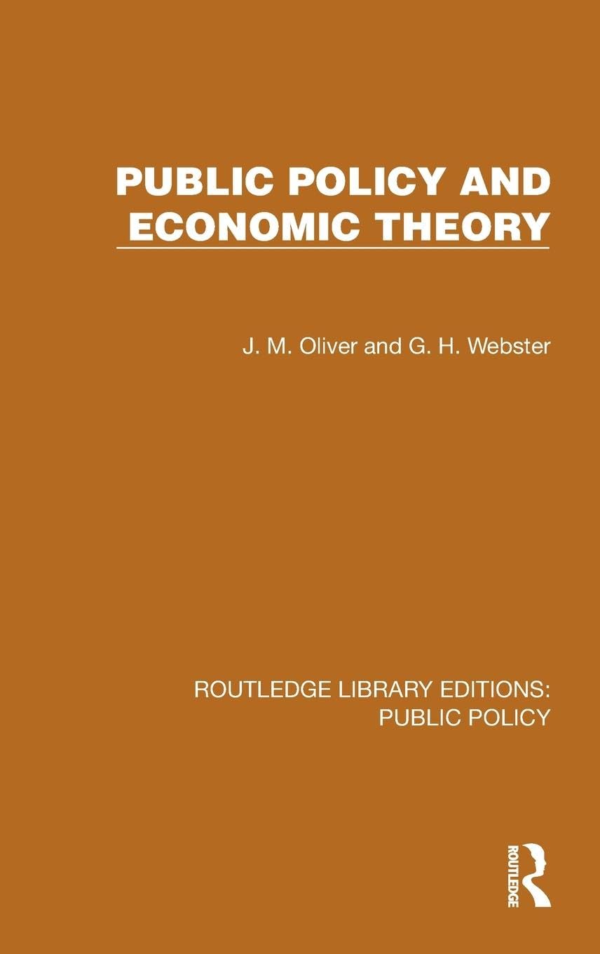 Public Policy and Economic Theory Law
