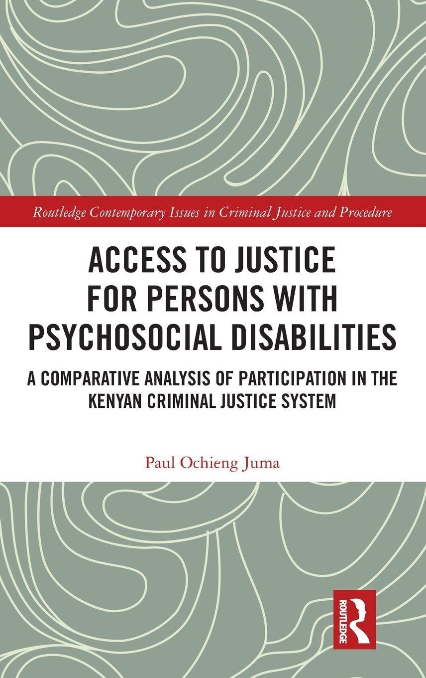 Access to Justice for Persons with Psychosocial Disabilities Law
