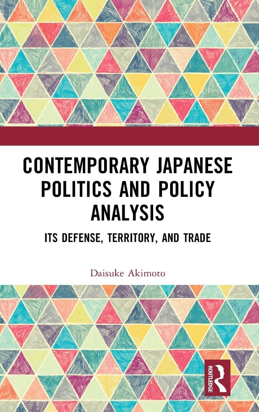 Contemporary Japanese Politics and Policy Analysis Law