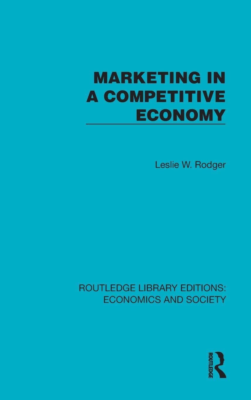 Marketing in a Competitive Economy Social Sciences