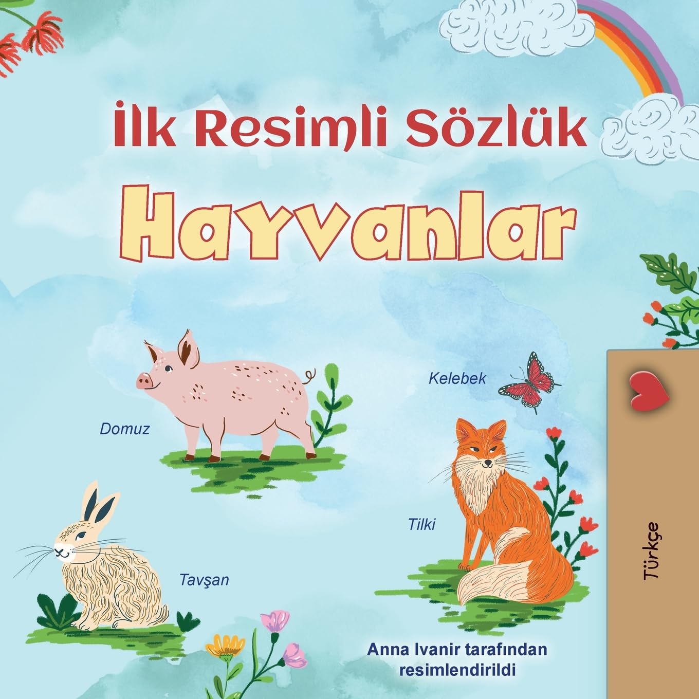 First Picture Dictionary - Animals (Turkish Children's Book) Non-fiction