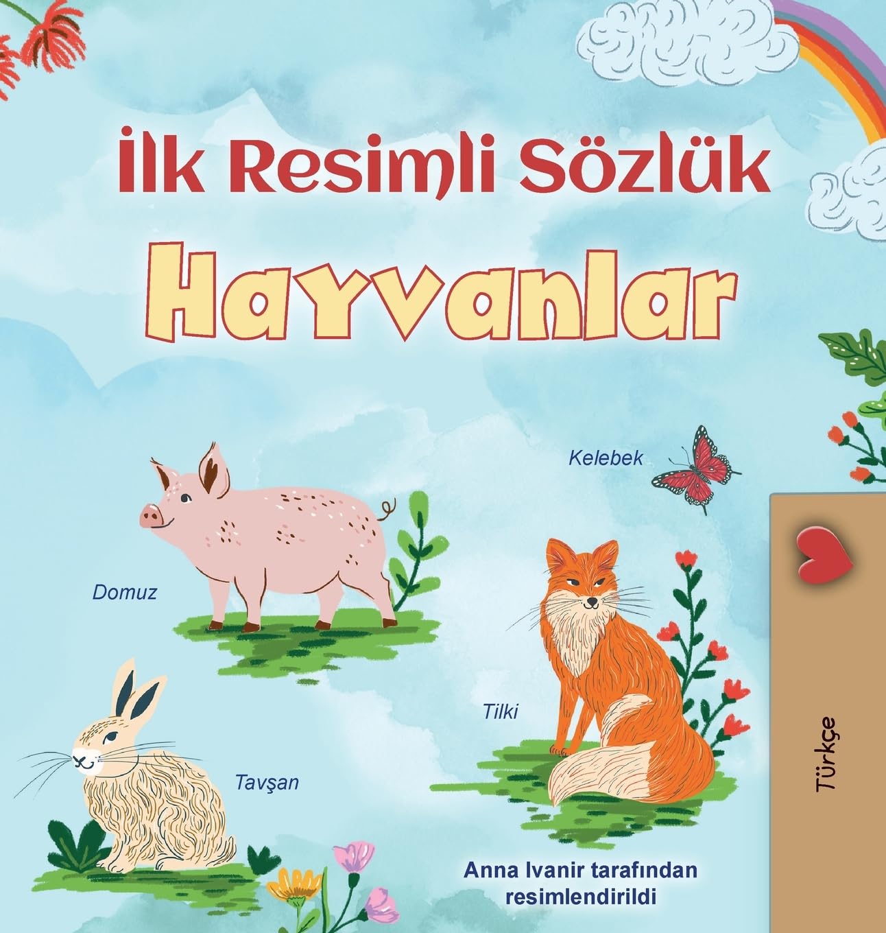First Picture Dictionary - Animals (Turkish Children's Book) Non-fiction