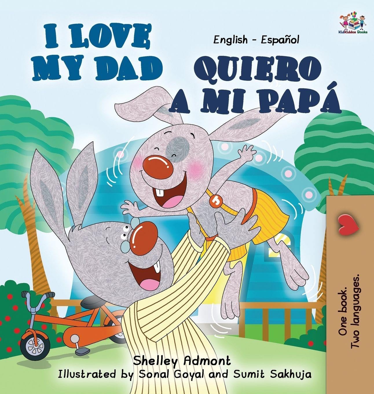 I Love My Dad (English Spanish children's book) Foreign Languages ​​& Dictionaries