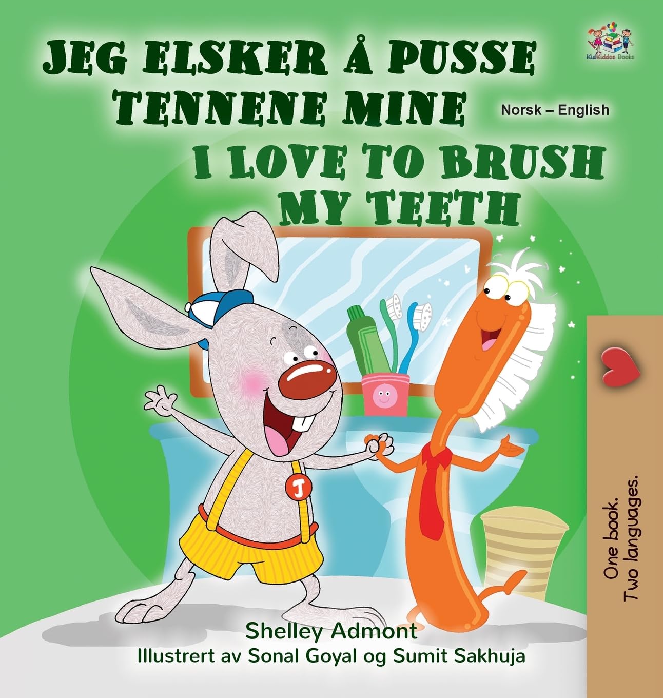 I Love to Brush My Teeth (Norwegian English Bilingual Book for Kids) Foreign Languages ​​& Dictionaries