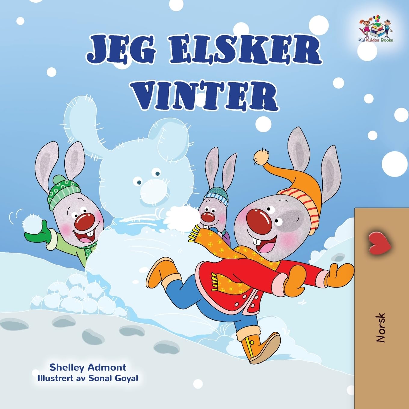 I Love Winter (Norwegian Book for Kids) Parents & Children