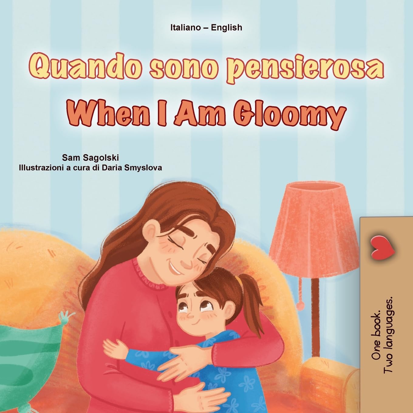 When I am Gloomy (Italian English Bilingual Children's Book) Foreign Languages ​​& Dictionaries