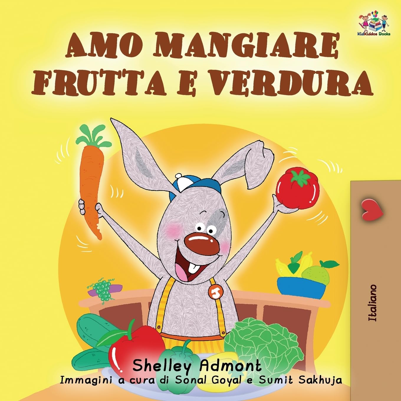 I Love to Eat Fruits and Vegetables (Italian Edition) Non-fiction