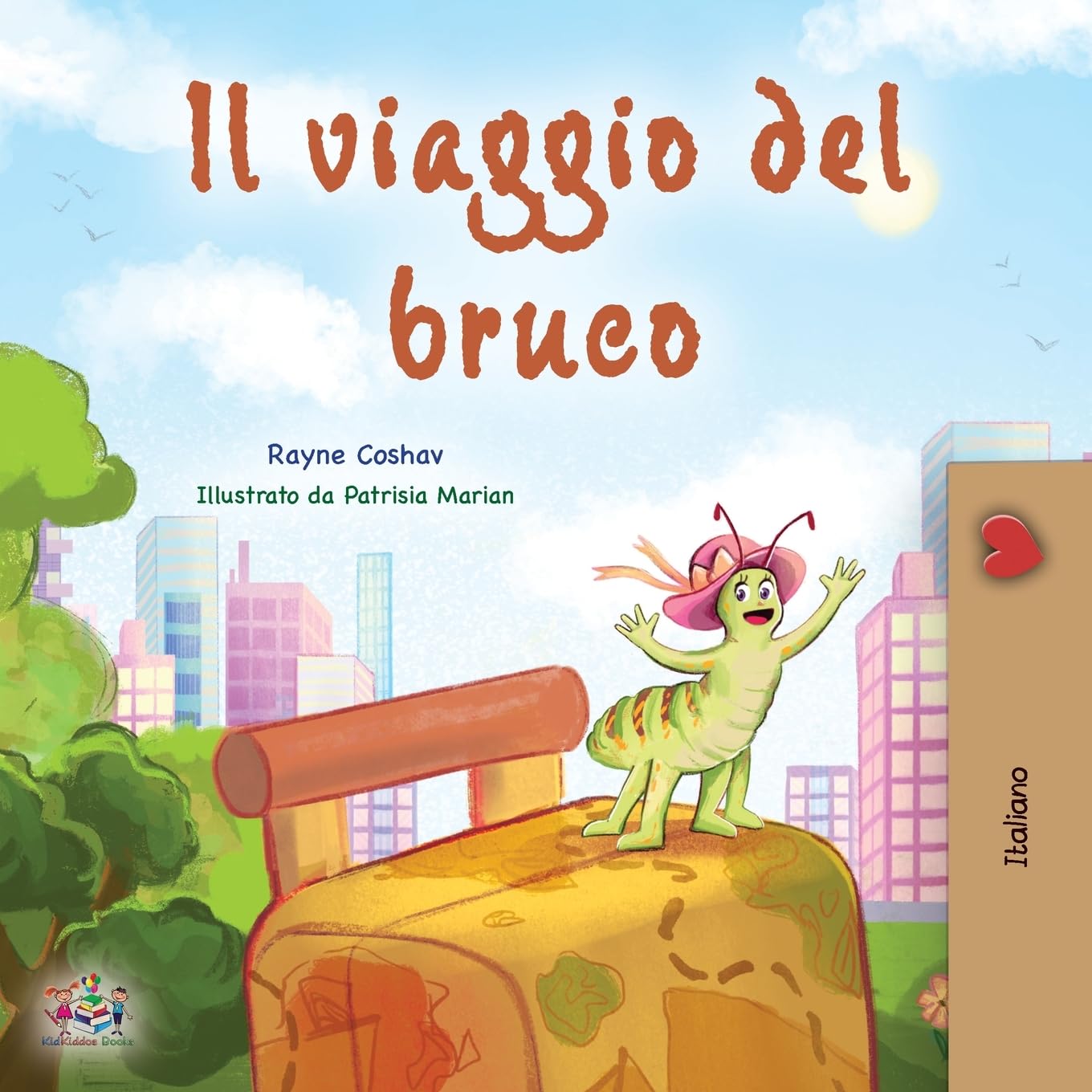 The Traveling Caterpillar (Italian Book for Kids) Non-fiction