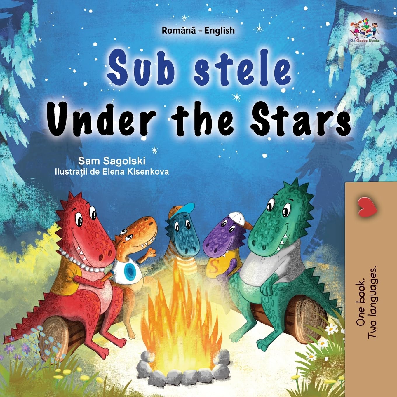 Under the Stars (Romanian English Bilingual Kids Book) Foreign Languages ​​& Dictionaries