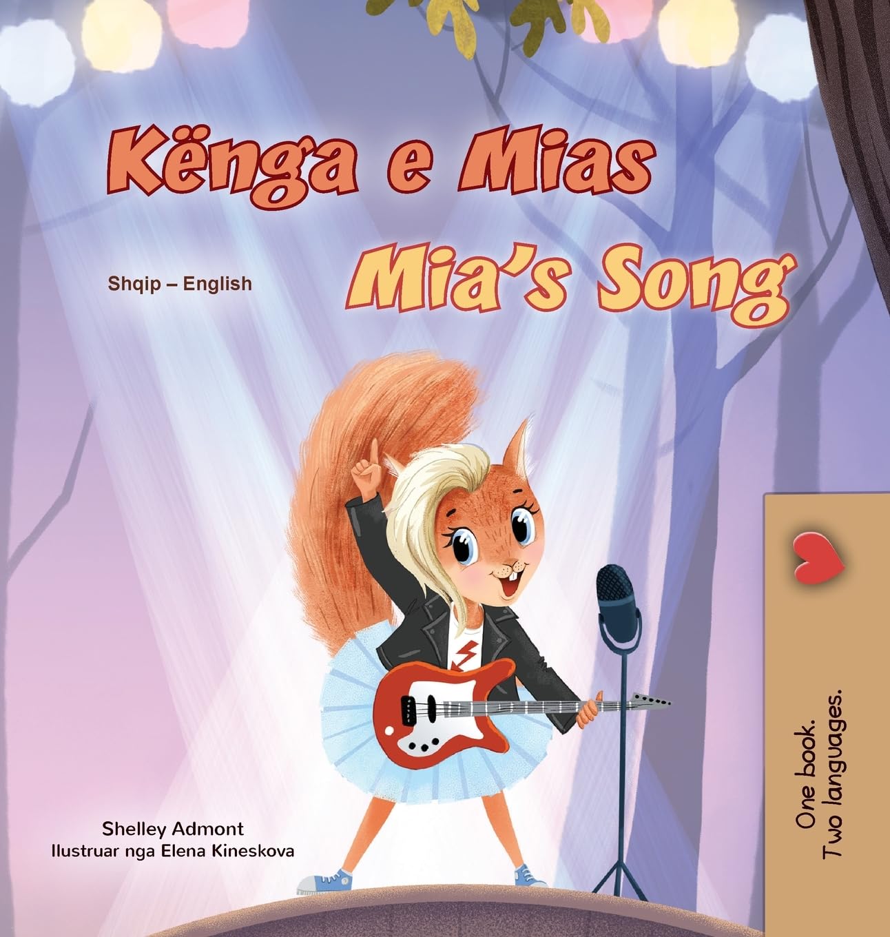 Mia's Song  (Albanian English Bilingual Children's Book) Foreign Languages ​​& Dictionaries