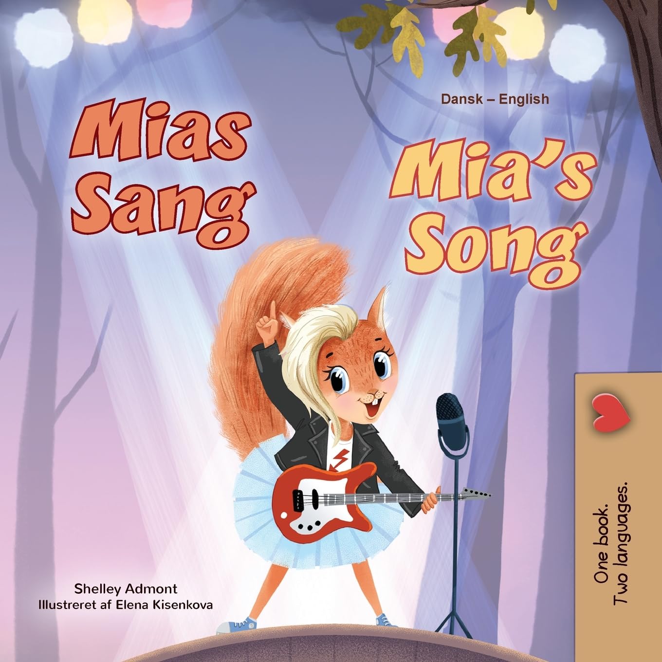 Mia's Song  (Danish English Bilingual Children's Book) Foreign Languages ​​& Dictionaries