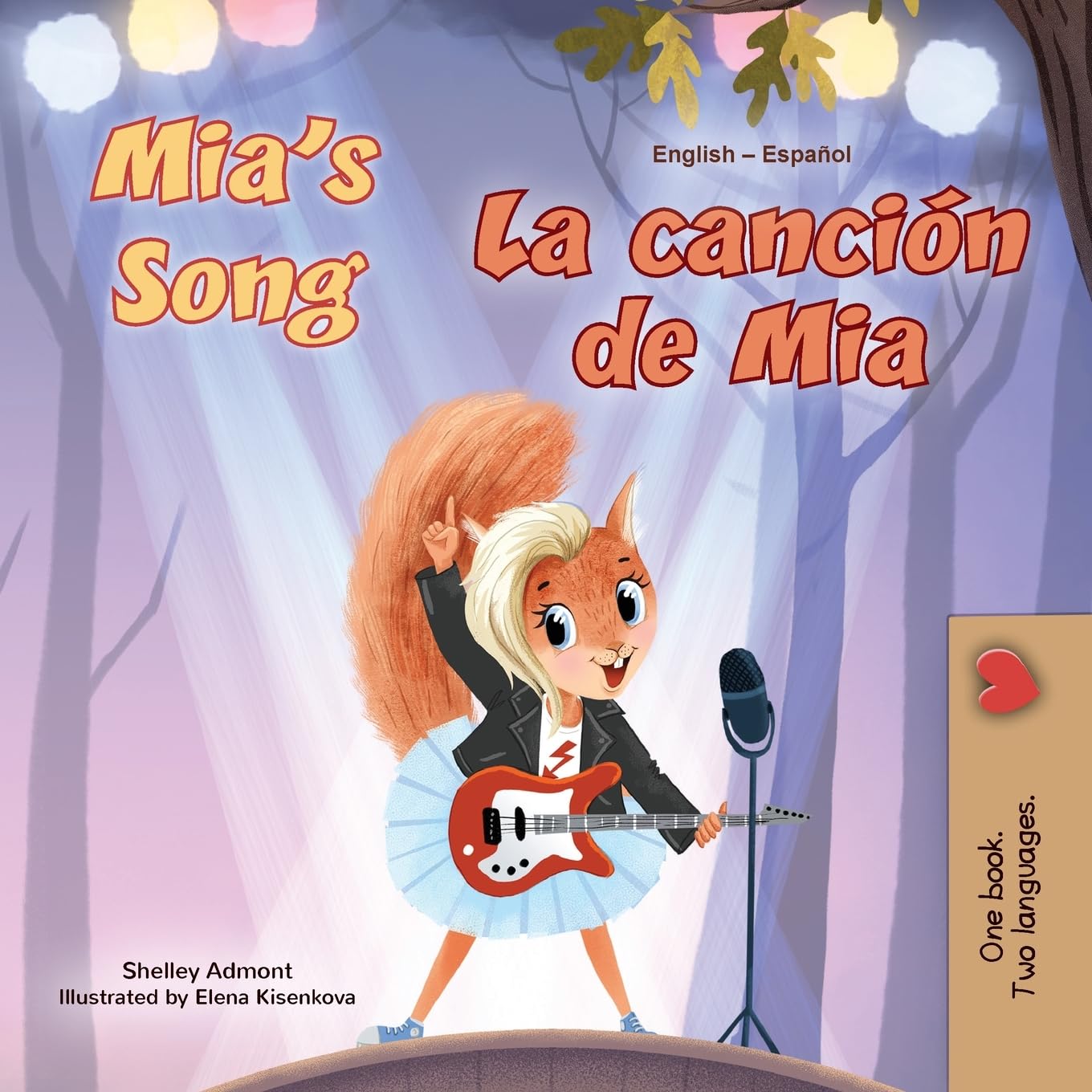 Mia's Song  (English Spanish Bilingual Children's Book) Foreign Languages ​​& Dictionaries