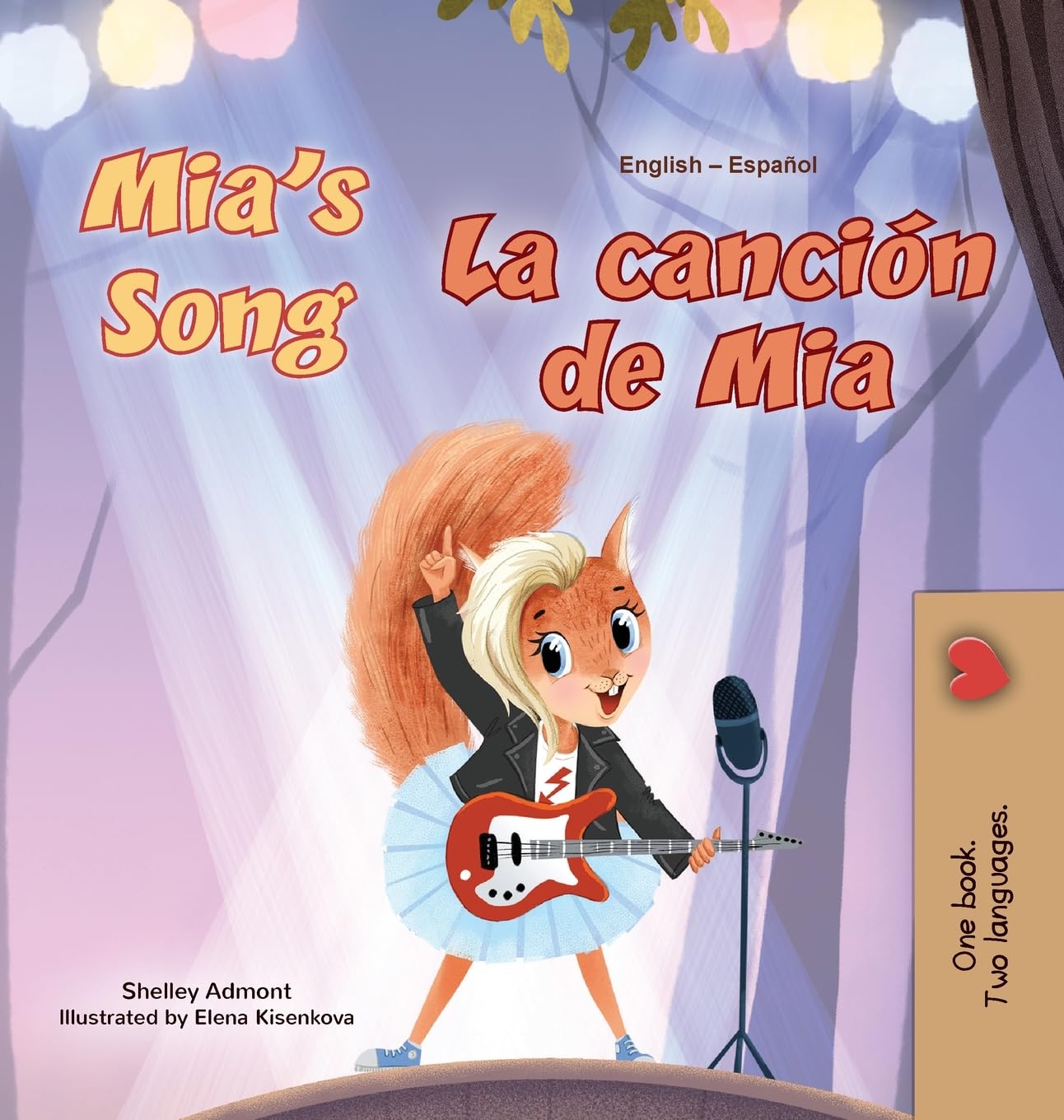 Mia's Song  (English Spanish Bilingual Children's Book) Foreign Languages ​​& Dictionaries
