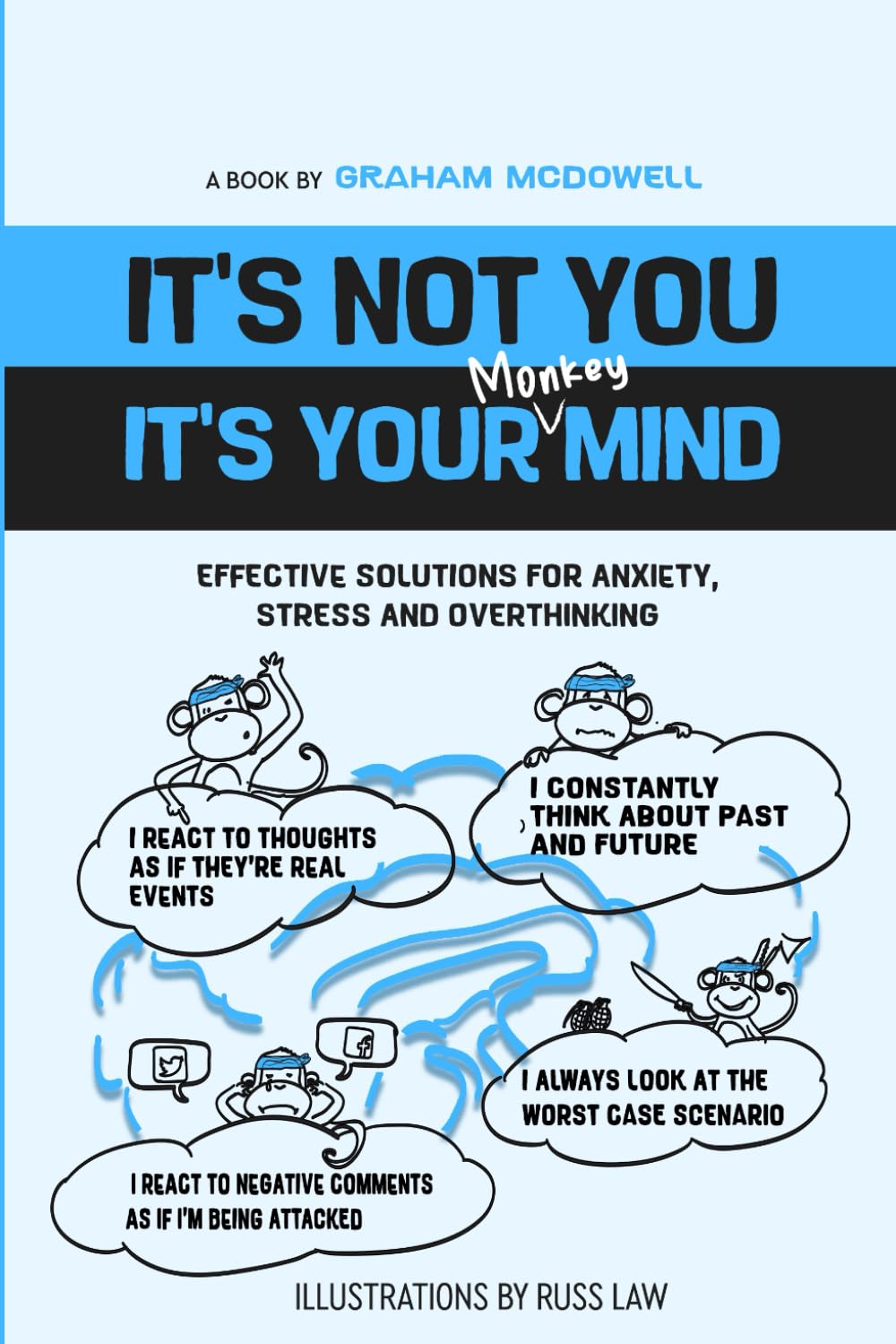 It's Not You, It's Your Mind: Simple Solutions For Anxiety, Stress And Overthinking. Includes Hypnosis Audio Tracks And Mindfulness Technique Coaching Videos Medicine