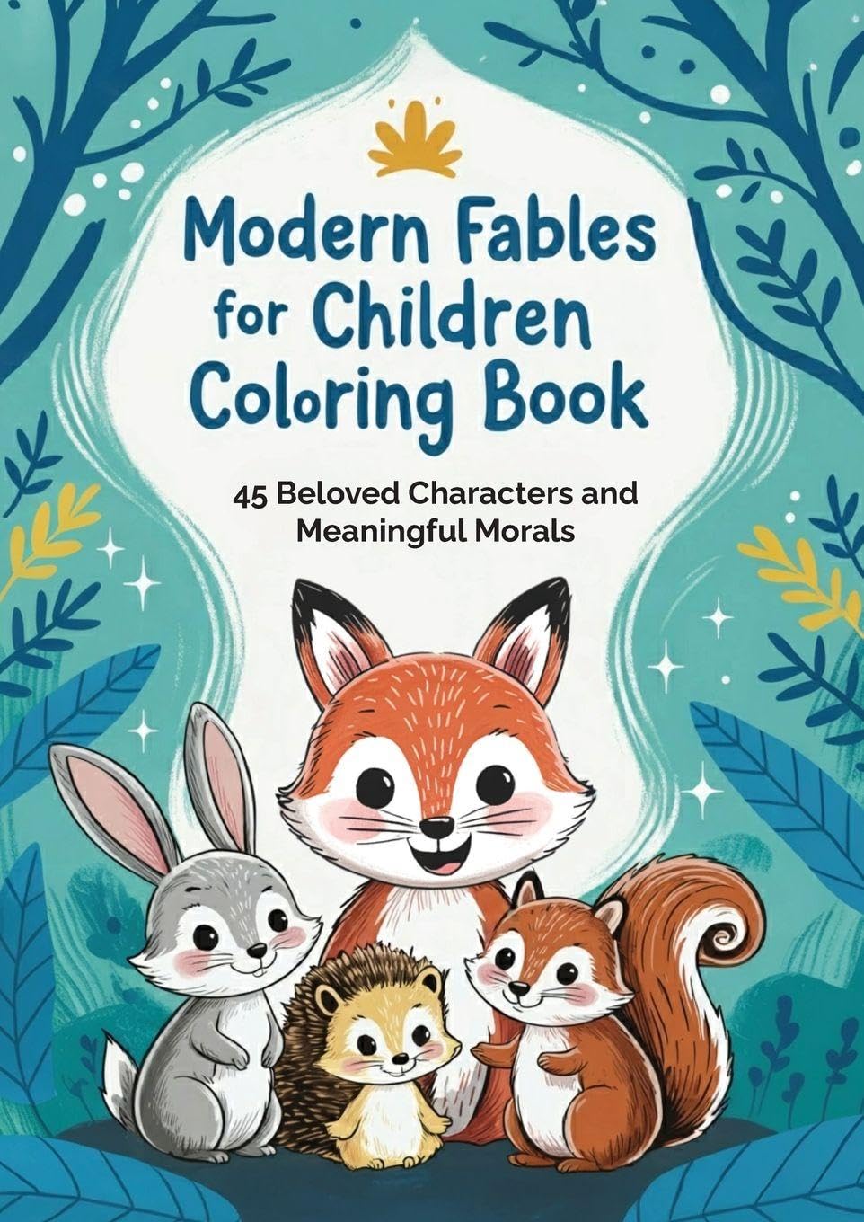 Modern Fables for Children Coloring Book Tiptoi & Games