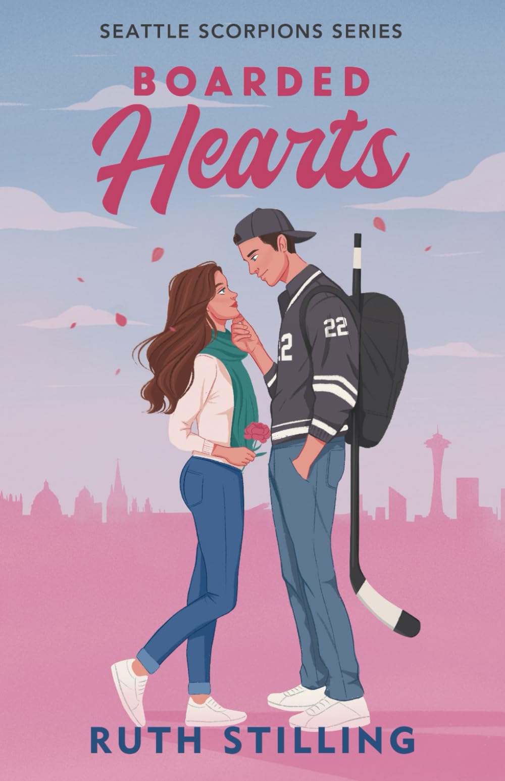 Boarded Hearts: A reformed playboy and single mom hockey romance: Seattle Scorpions Series Book 1 Contemporary literature