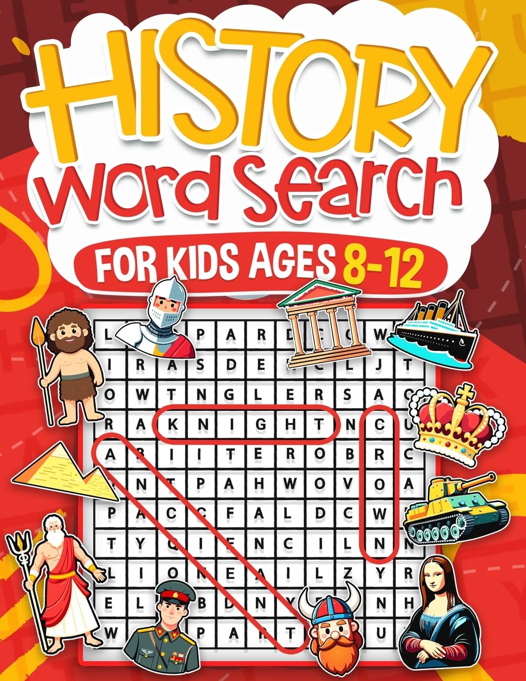 History Word Search for Kids Ages 8-12 Tiptoi & Games