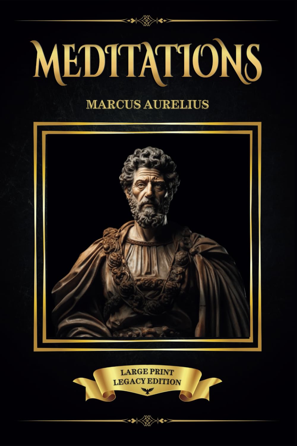 Meditations: By Roman Emperor Marcus Aurelius - Large Print - Legacy Edition - George Long Translation - Stoicism - Stoic Philosophy - Insights and Wisdom on a Life Well Lived and Thoroughly Examined Philosophy