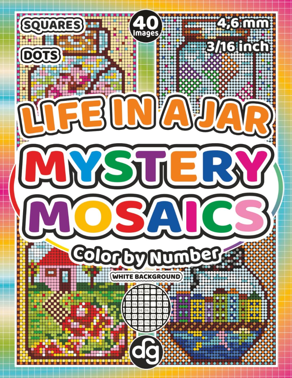 Life in a Jar Mystery Mosaic Color by Number for Adults & Teens: Pixel Art Quest Featuring Nature, Landscapes & Flowers, Hidden Picture Puzzles for Relaxation and Stress Relief Film, Art & Culture