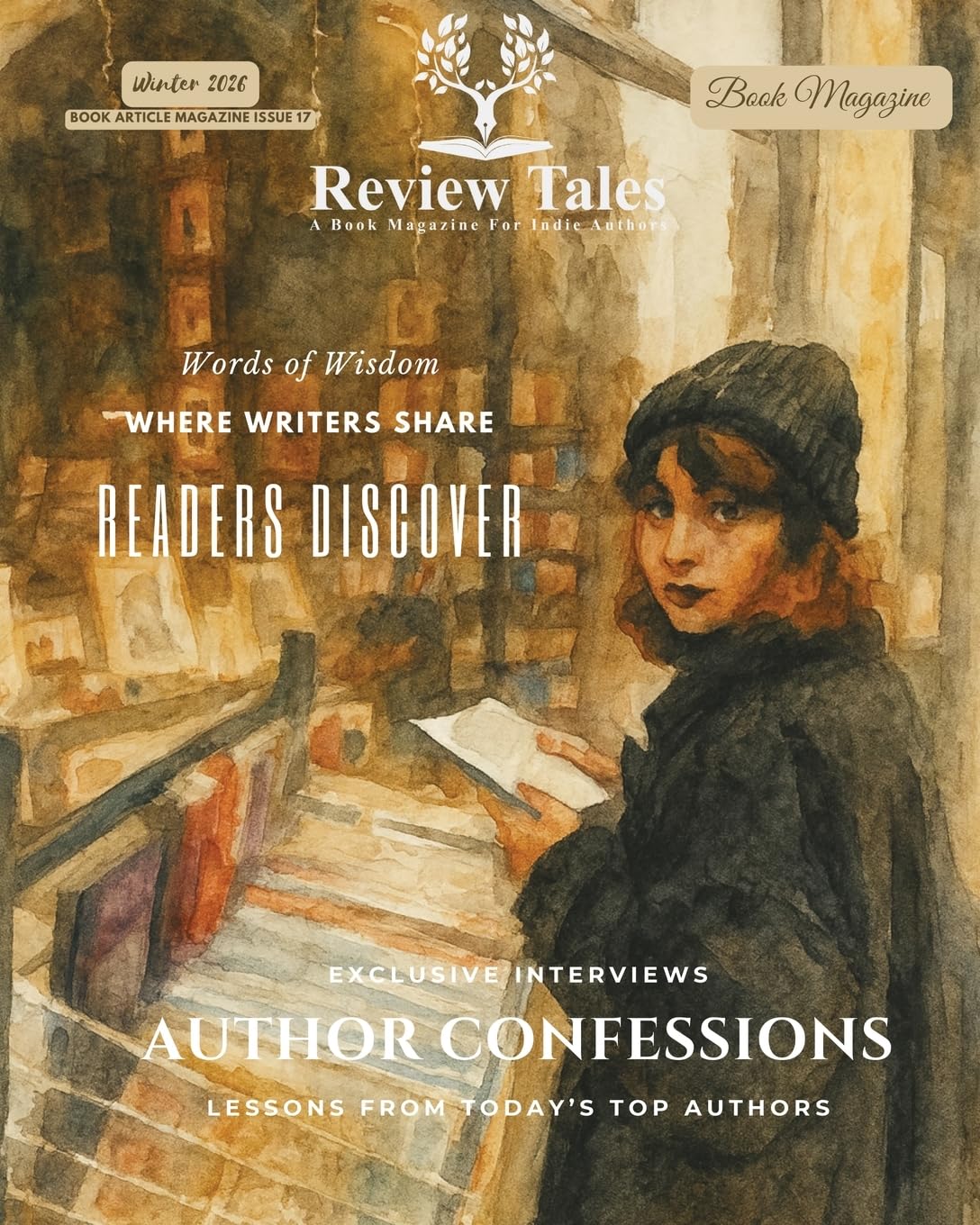 Review Tales - A Book Magazine For Indie Authors - 17th Edition (Winter 2026) Media & Communication