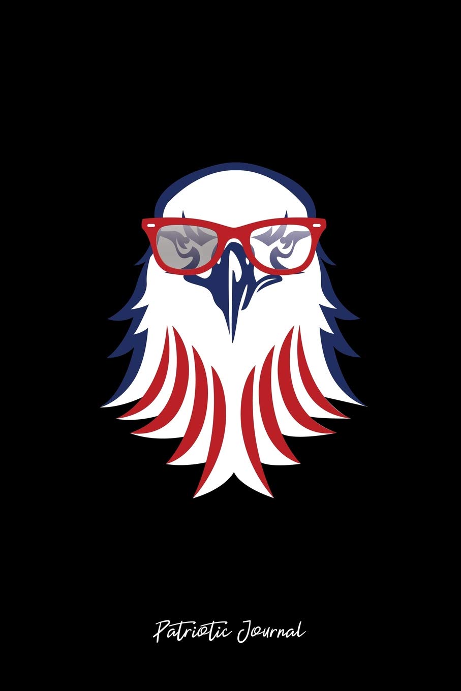 Patriotic Journal: Dot Grid Journal - Eagle Sunglasses Black Cool Fun-ny Political Patriot Gift - Black Dotted Diary, Planner, Gratitude, Writing, Travel, Goal, Bullet Notebook - 6x9 120 pages Books
