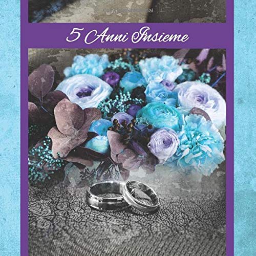 5 Anni Insieme: Libro Degli Ospiti Del Giorno Delle Nozze - D'iscrizione Per Il Matrimonio - Unico Quaderno Di Sposare - Legno Partnership & Love