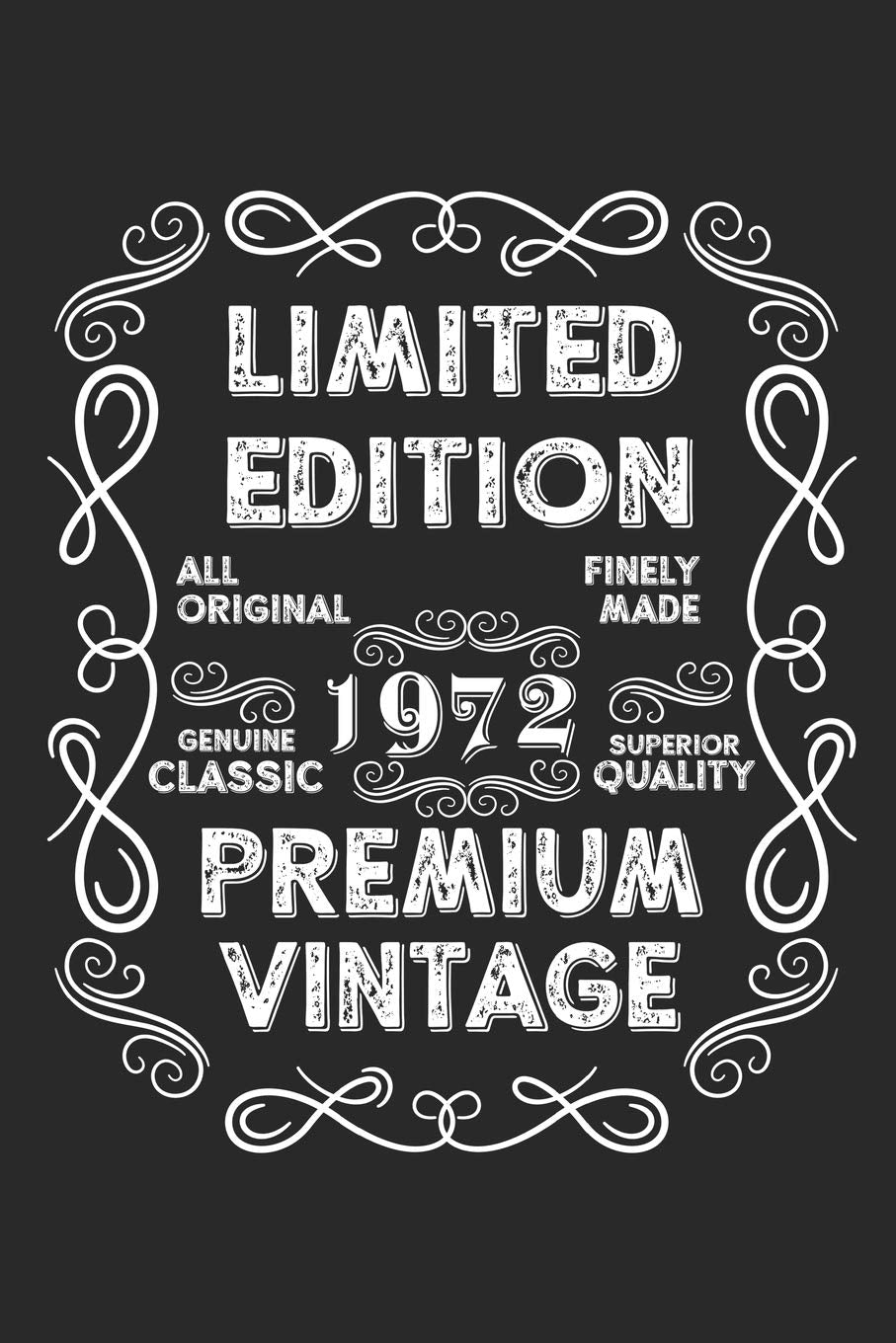 Limited Edition Premium Vintage 1972: A Blank Lined Journal For Birthday Parties That Makes a Funny Birthday Gift For Men And Women Books