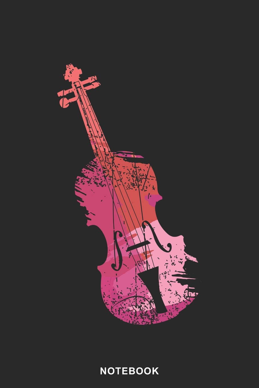 Violin Instrument Art Graphic Notebook: Violin Graphic Art Instrument Sheet Music Violin Notebook / Journal Gift (6 x 9 - 110 sketch paper pages) book