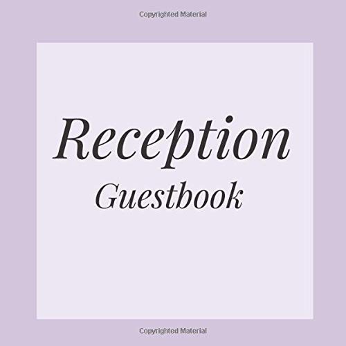 Reception Guestbook: Lavender Purple Birthday Party Anniversary Wedding Birthday Memorial Farewell Graduation Baby Shower Bridal Retirement Baptism ... Space/Milestone Keepsake Special Memories Parents & Children