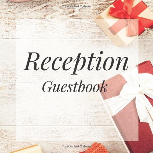 Reception Guestbook: White Rustic Shabby Chic Birthday Party Anniversary Wedding Birthday Memorial Farewell Graduation Baby Shower Bridal Retirement ... Space/Milestone Keepsake Special Memories Parents & Children
